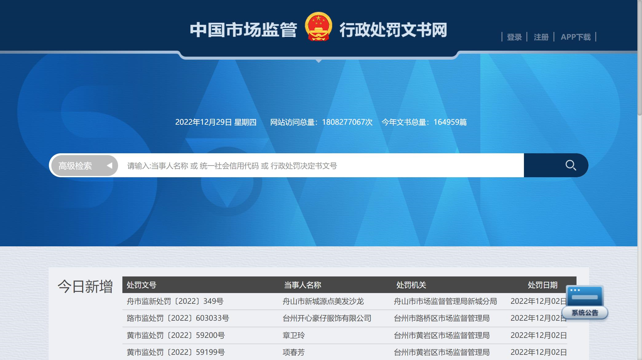 海南市场行政处罚记录消除